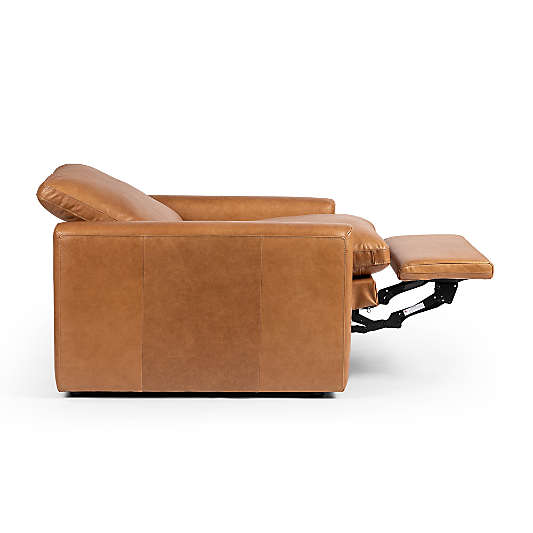 Tillery 35.75" Leather Power Recliner Chair