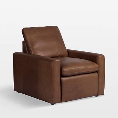 Tillery 35.75" Leather Power Recliner Chair
