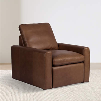 Tillery 35.75" Leather Power Recliner Chair
