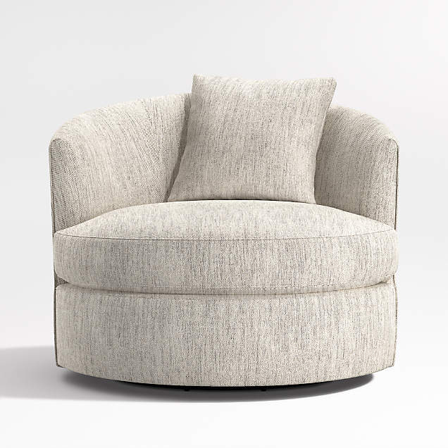 Medoc Swivel Chair | Crate & Barrel