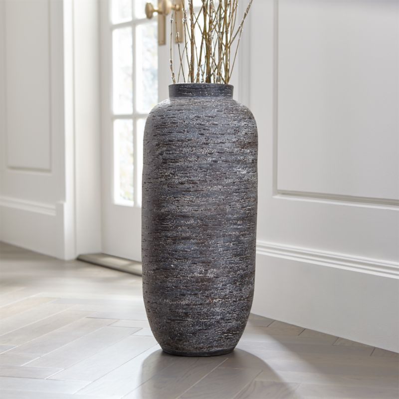 Timber Grey Floor Vase