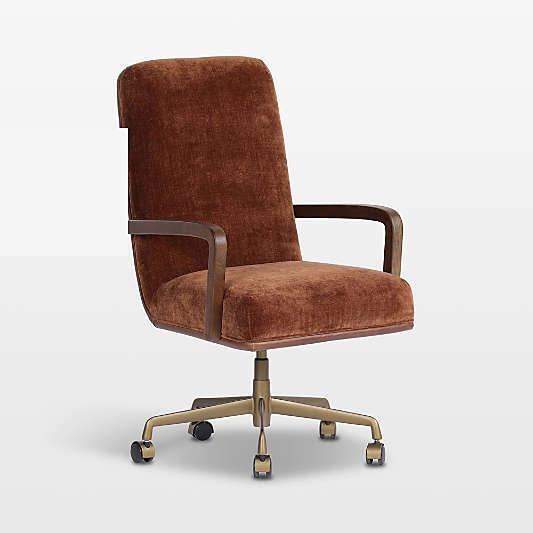 Timeo Leather and Upholstered Office Chair