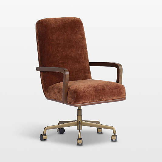 Timeo Leather and Upholstered Office Chair