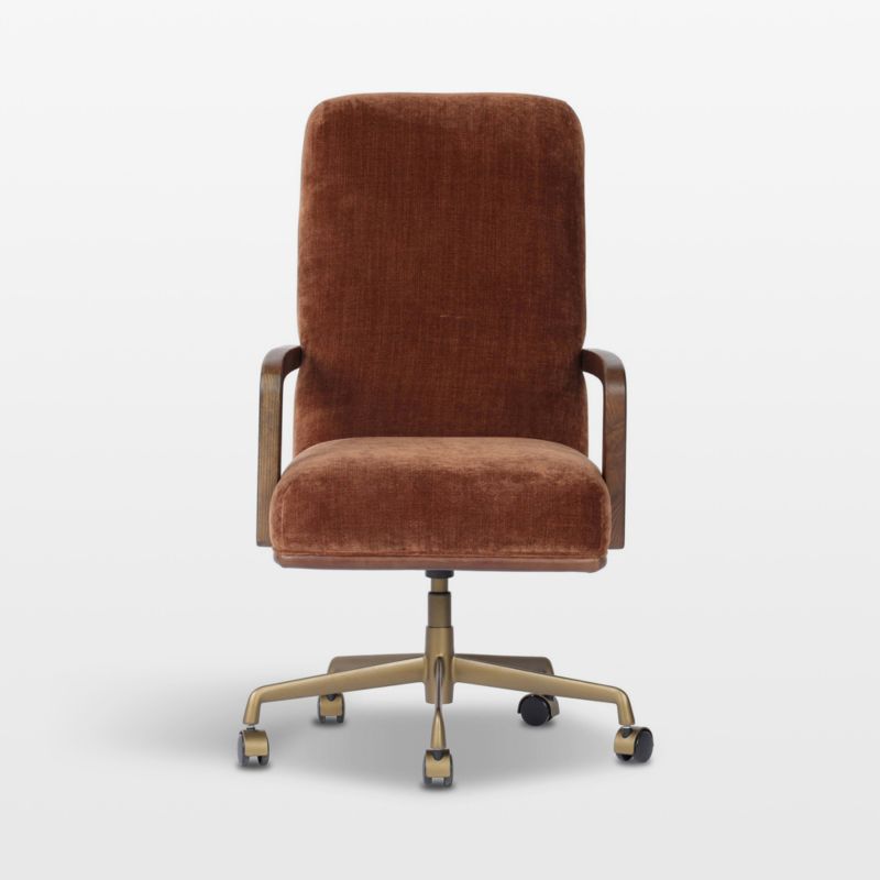 Timeo Leather and Upholstered Office Chair - image 1 of 7