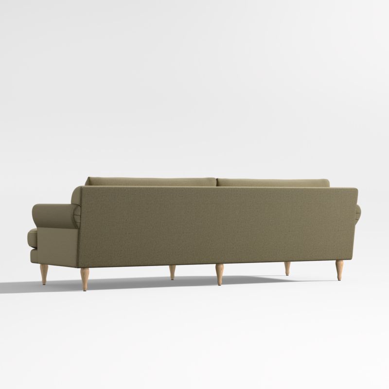 Timson 96" Green Roll-Arm Sofa - image 4 of 7