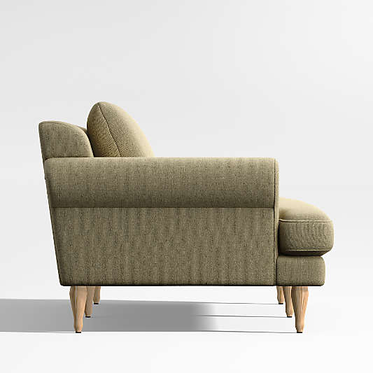 Timson Green Roll-Arm Apartment Sofa