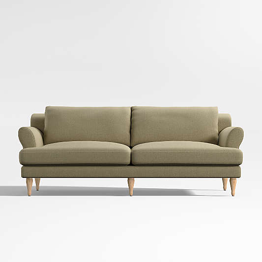 Timson Green Roll-Arm Apartment Sofa