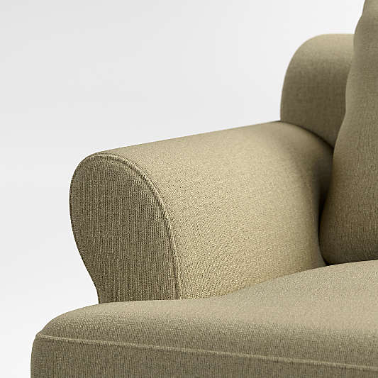 Timson Green Roll-Arm Chair