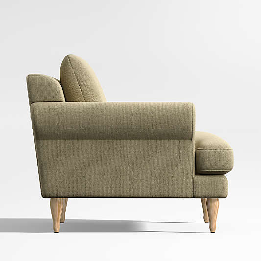 Timson Green Roll-Arm Chair