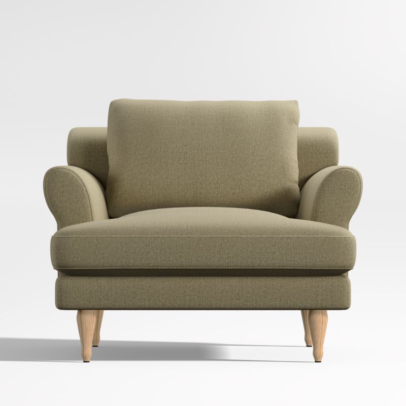 Timson Green Roll-Arm Chair - image 2 of 6