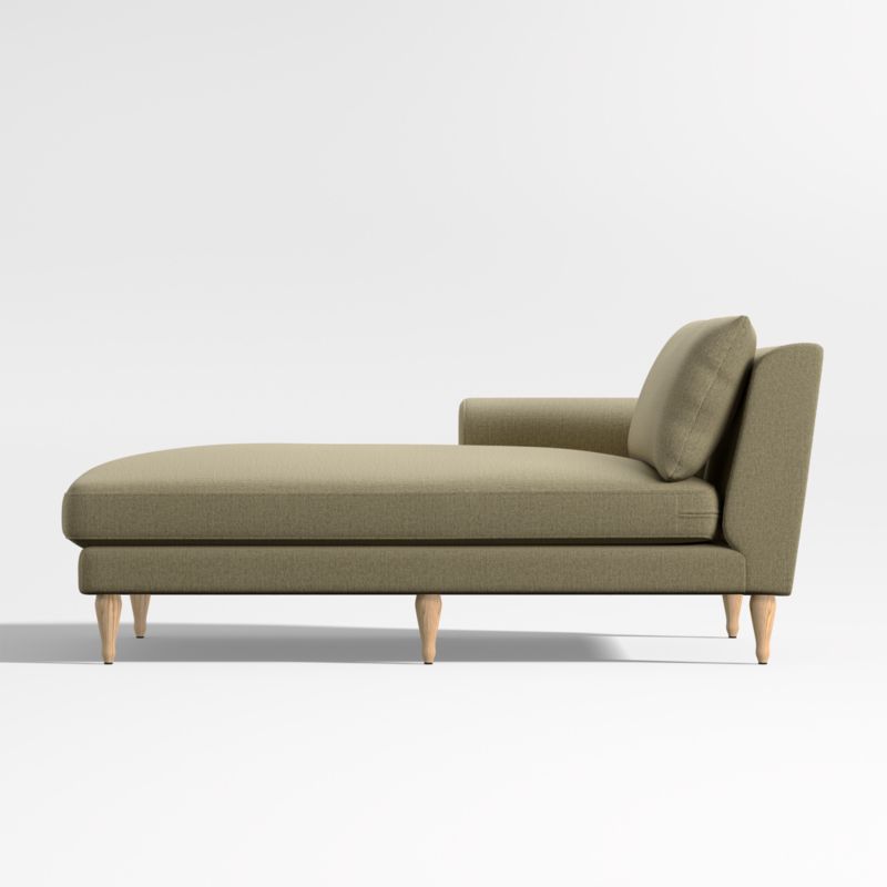 Timson Green Left Roll-Arm Chaise Lounge - image 0 of 2