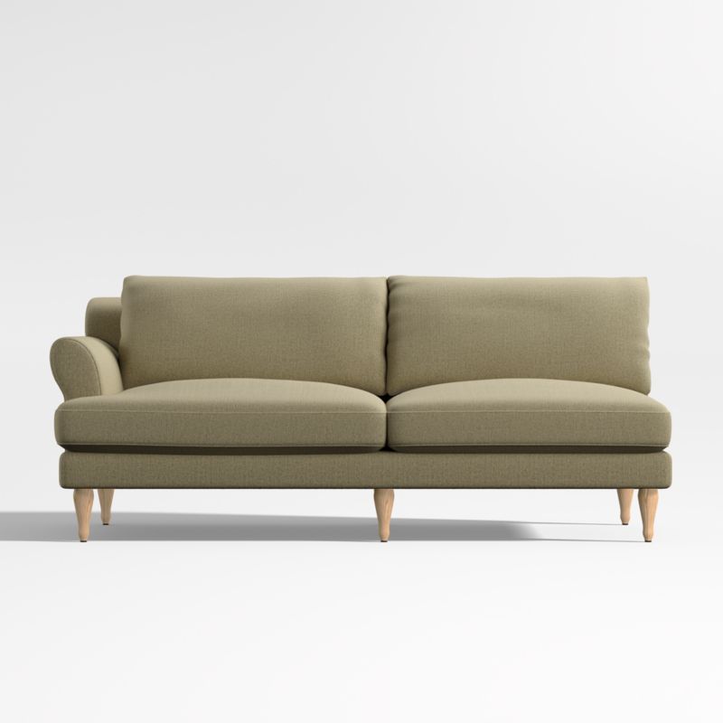 Timson Green Left Roll-Arm Sofa - image 0 of 2