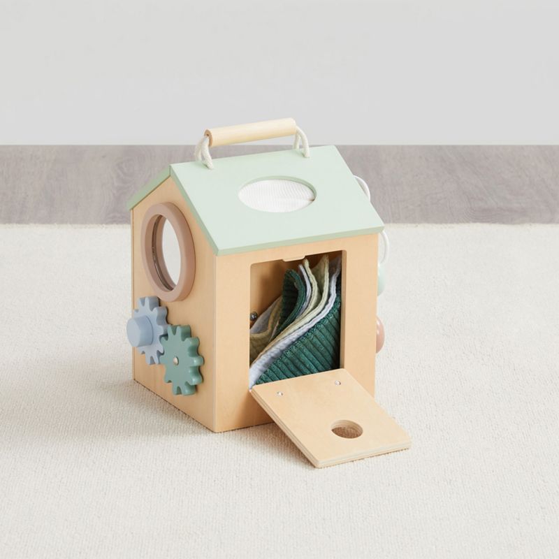 Wonder & Wise by Asweets Wooden Tiny Activity House Toddler Toy - image 4 of 5
