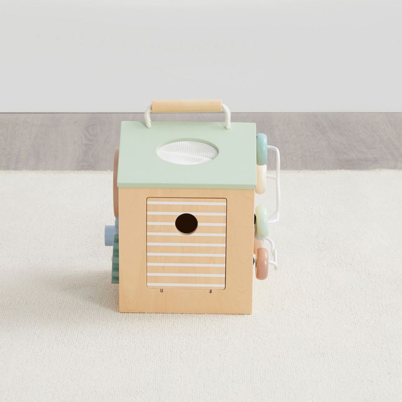Wonder & Wise by Asweets Wooden Tiny Activity House Toddler Toy - image 3 of 5