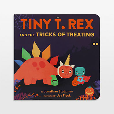 View Tiny T. Rex and the Tricks of Treating Toddler Board Book by Jonathan Stutzman details