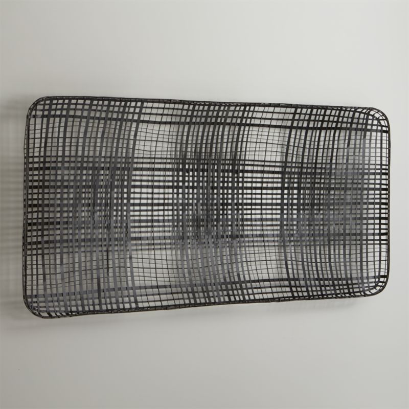 'Tobacco' Basket Metal Wall Art 56"x26" - image 2 of 5