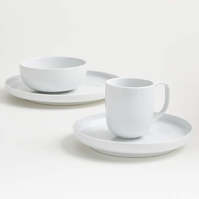 Crisp Modern Matte White Espresso Cup Set of 4 + Reviews