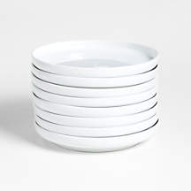 Toben Salad Plates, Set of 8 + Reviews | Crate & Barrel