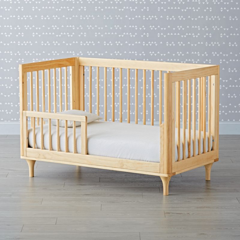 Babyletto Lolly Natural Wood 3-in-1 Convertible Baby Crib with Toddler Bed Conversion Kit - image 11 of 19