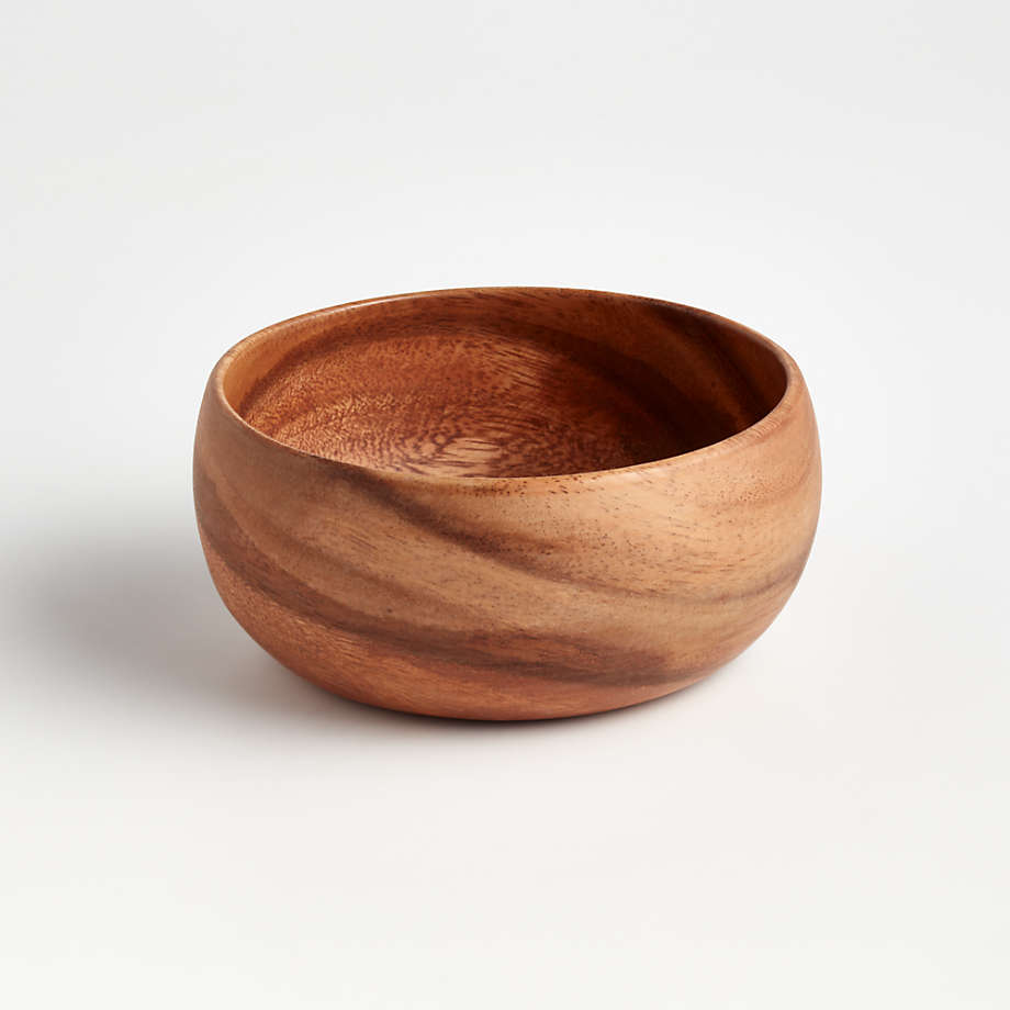 Tondo Acacia 5.75" Snack Bowl + Reviews | Crate & Barrel