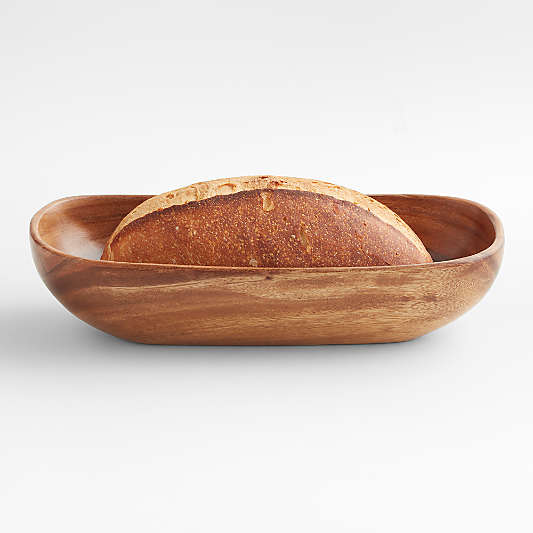 Tondo Acacia Wood Loaf Bowl