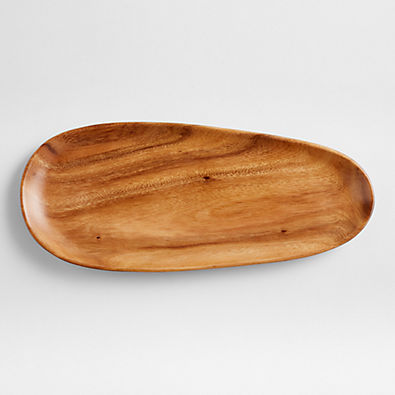 View Tondo Acacia Wood Long Oblong Platter details