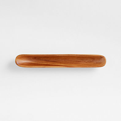 View Tondo Acacia Wood Olive Boat details