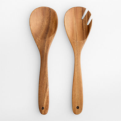View Tondo Acacia Servers, Set of 2 details