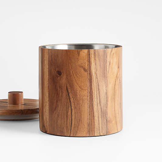 Tondo Medium Wood Canister