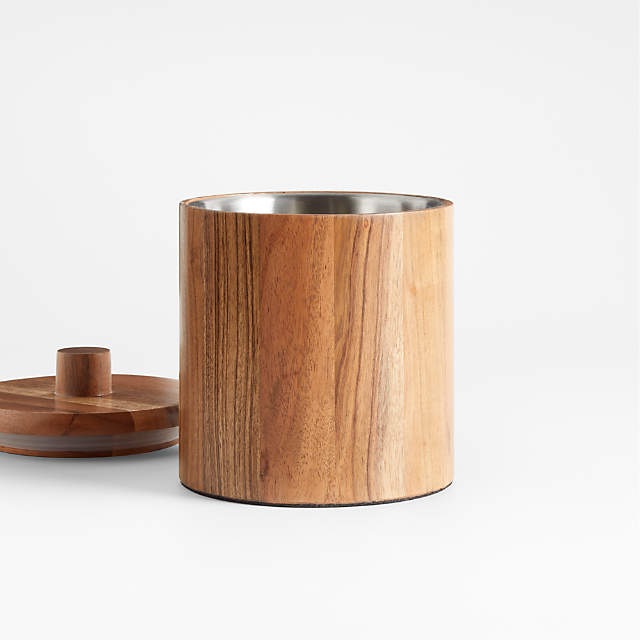 Tondo Wood Utensil Holder | Crate & Barrel