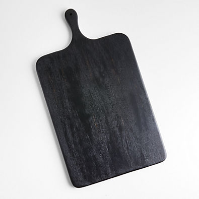 View Tondo Ebonized Rectangle Serving Board details