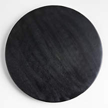 Tondo Ebonized 20" Lazy Susan + Reviews | Crate & Barrel