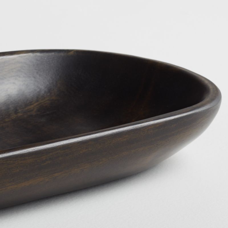 Tondo Ebonized Oval Platter 16.5" - image 4 of 5