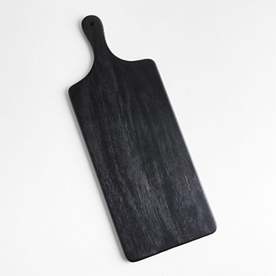 View Tondo Ebonized Paddle Serving Board details