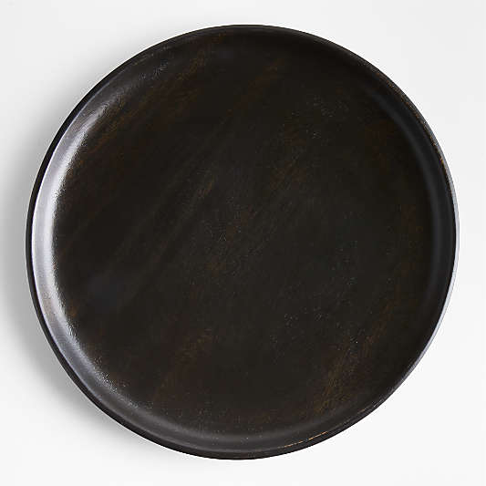 Tondo 12" Round Ebonized Platter