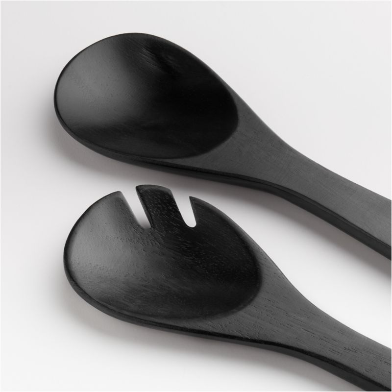 Tondo Ebonized Servers, Set of 2