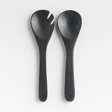 View Tondo Ebonized Servers, Set of 2 details