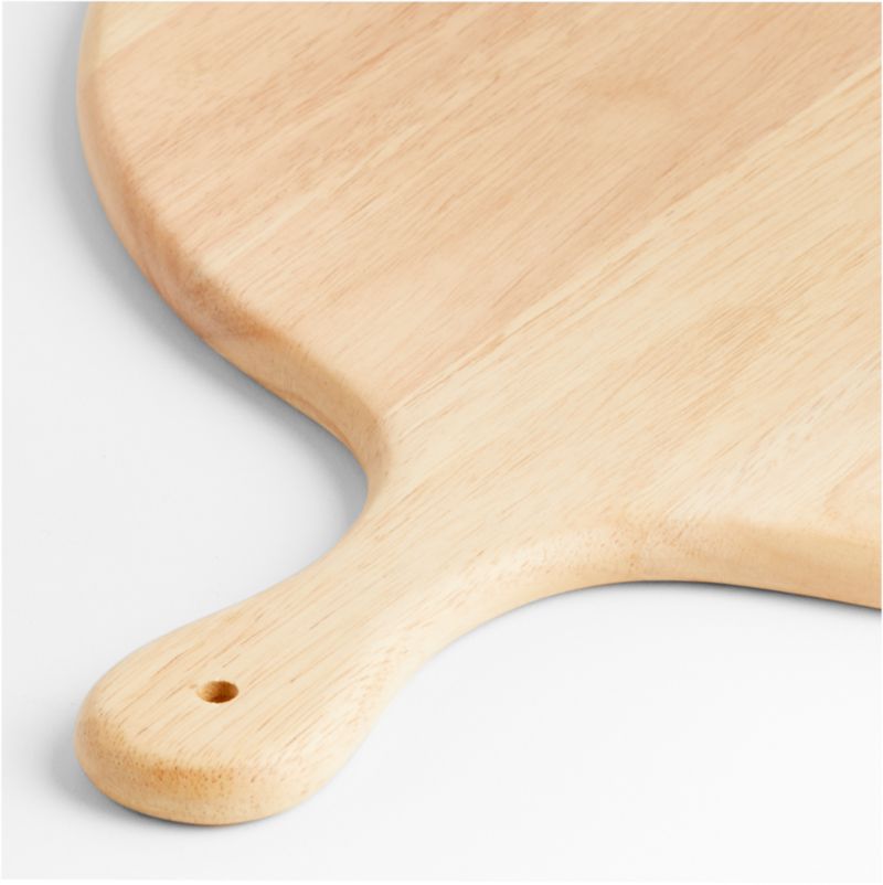 Tondo Natural Wood Round Serving Board with Handle