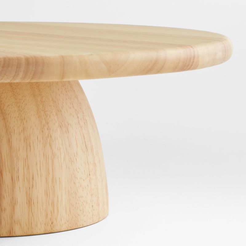 Tondo Natural Wood Cake Stand