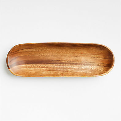 View Tondo Acacia 16.5" Oval Platter details