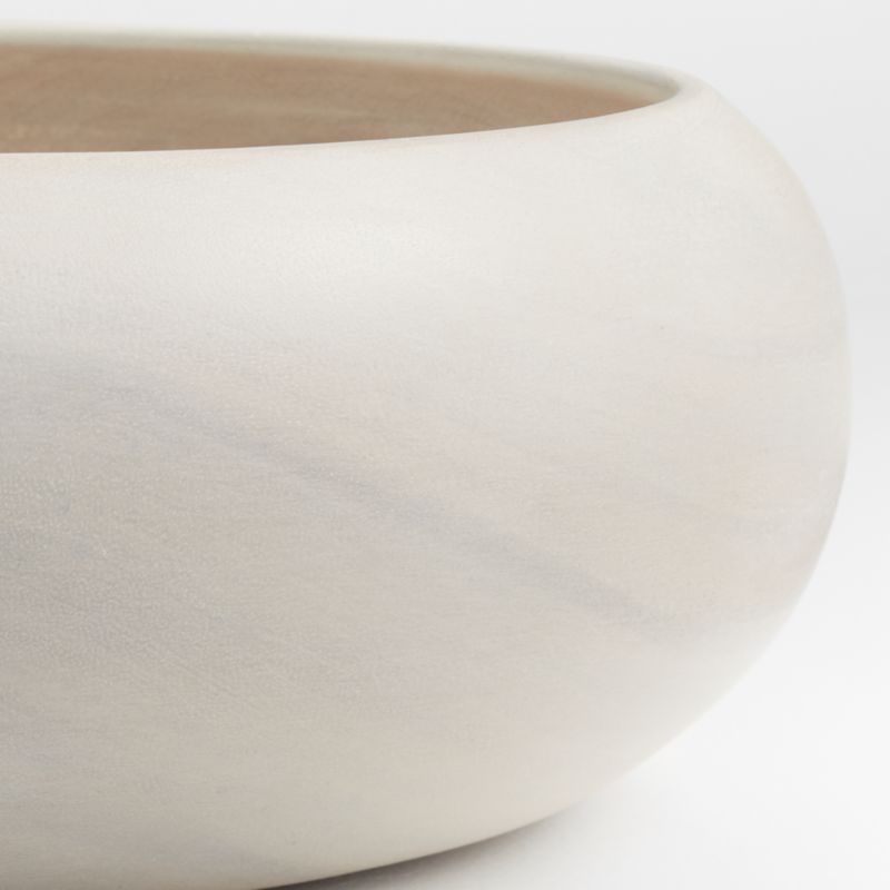 Tondo 14" White-Washed Wood Salad Serving Bowl - image 5 of 6