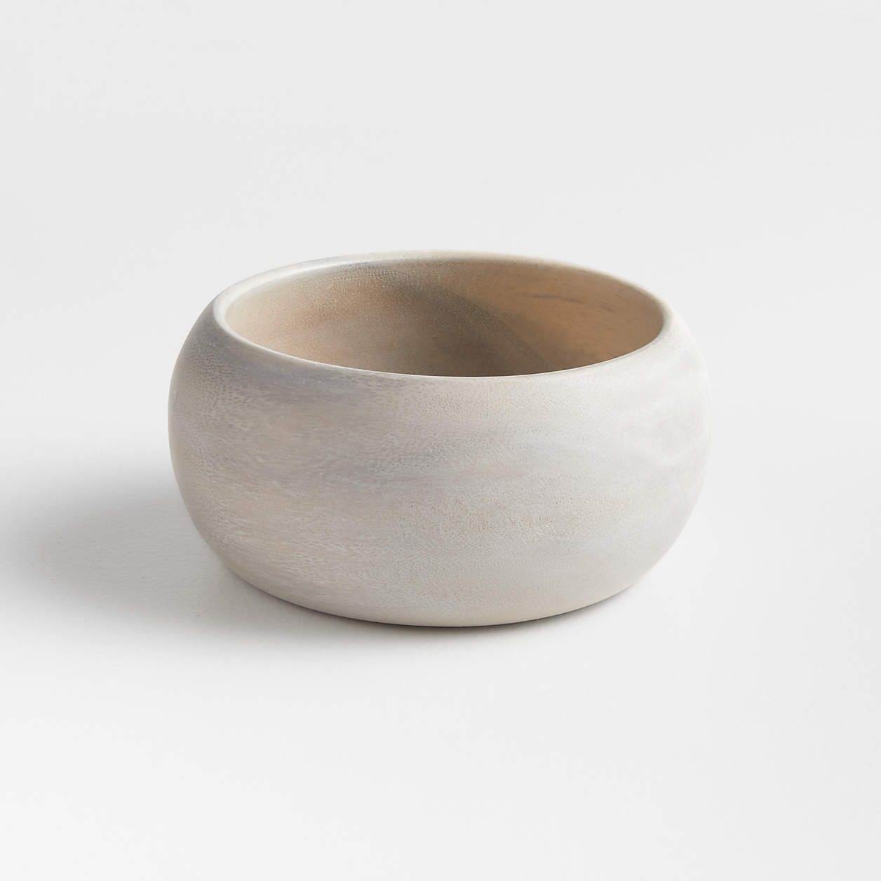 Tondo 14" White-Washed Bowl