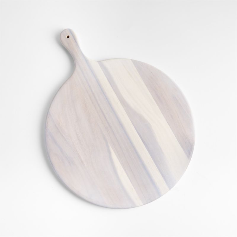 Round Paddle Handmade Mixed Wood Cutting Boards