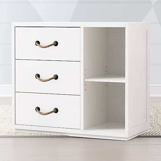 Kids Topside White 3-Drawer Dresser