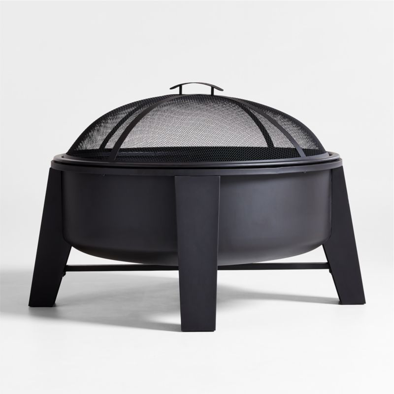 Torin Round Black Metal Fire Pit - image 3 of 4