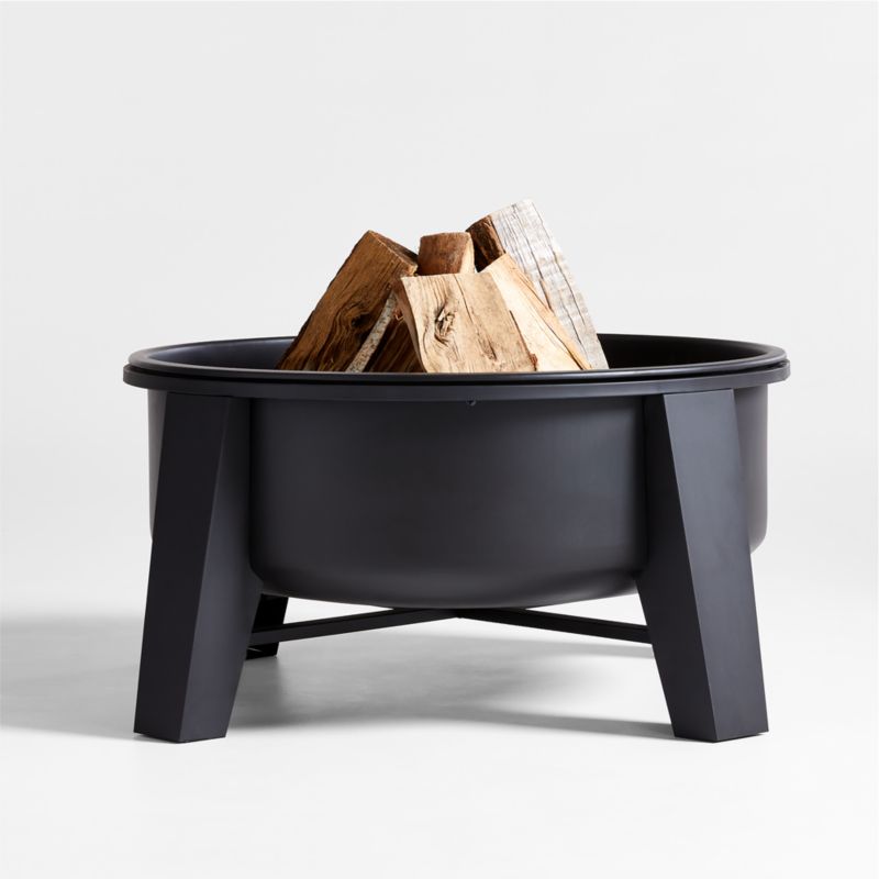 Torin Round Black Metal Fire Pit - image 2 of 4