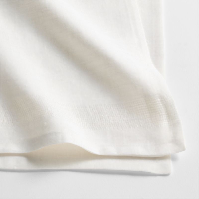 Torino Off White EUROPEAN FLAX ™-Certified Linen Dinner Napkins, Set of 4 - image 1 of 2