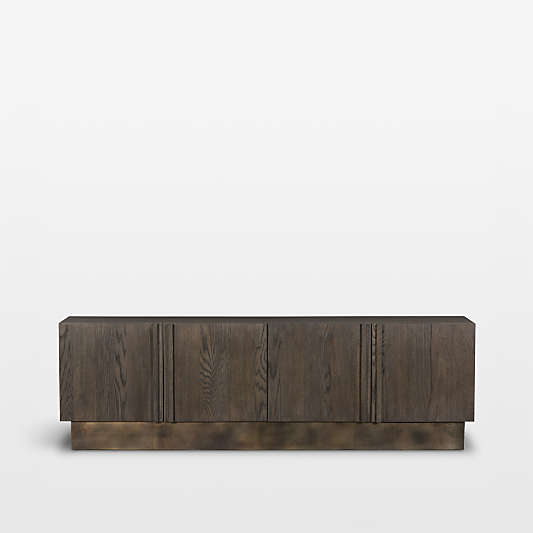 Torrid 84" Espresso Oak Wood Media Console