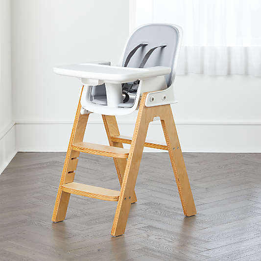 OXO TOT Sprout Adjustable Baby High Chair Grey and Birch