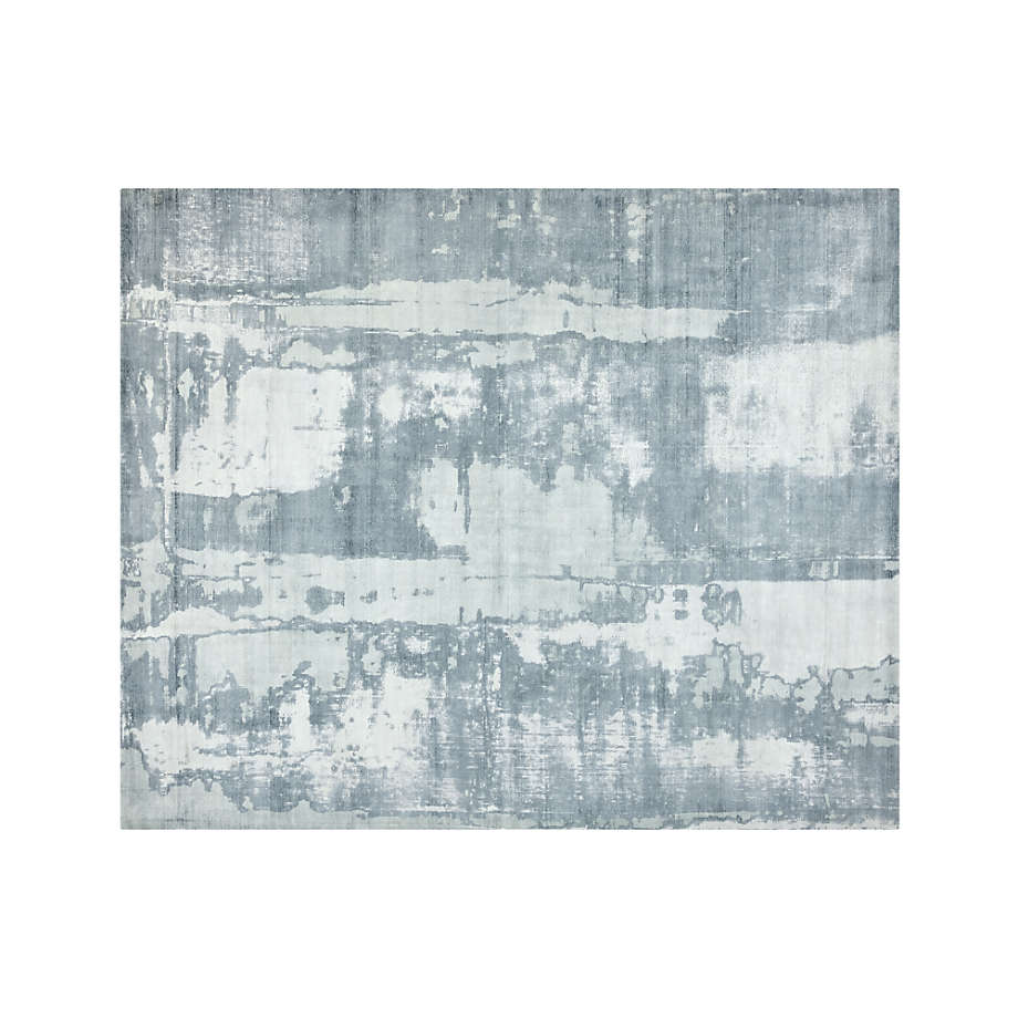 Tottori Blue Abstract Rug 8'x10' + Reviews Crate and Barrel